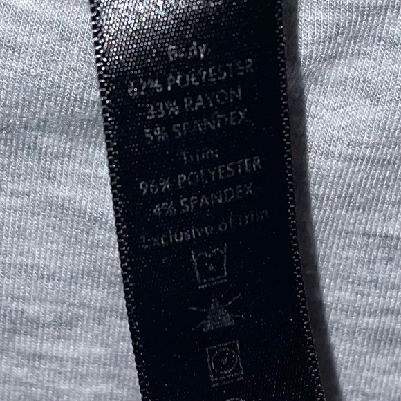 Like new cropped sweatshirt mesh material on bottom half. - Picture 3 of 6